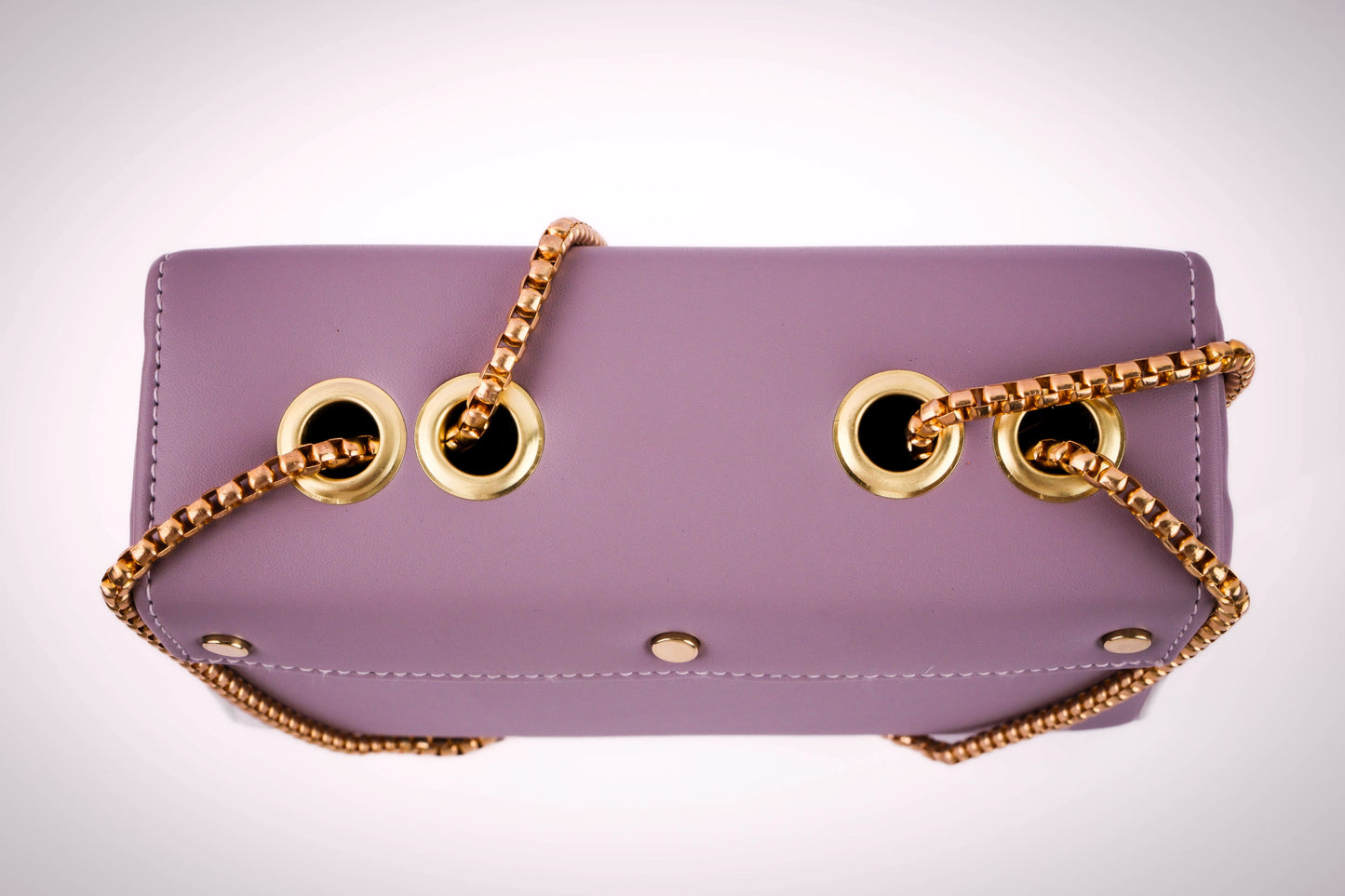 Leather Sling Bag for Women , 4 Pockets (Rich Purple)