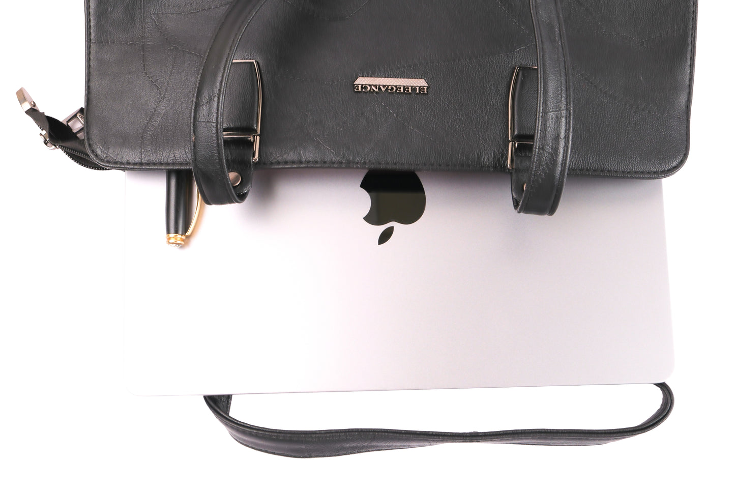 Stylish Women’s Tote Handbag for Office, College, Travel (Black)