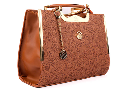 Soft Leather Satchel Bag for Women (Brown)