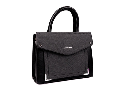 Stylish Women’s Tote Handbag for Office, College, Travel (Black)