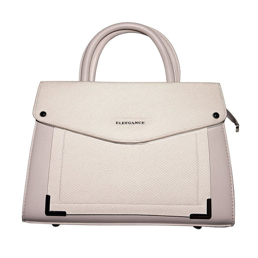 Stylish Women’s Tote Handbag for Office, College, Travel (Creme)