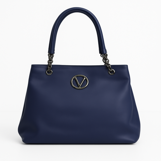 Stylish Women’s Tote Handbag for Office, College, Travel (Royal Blue)