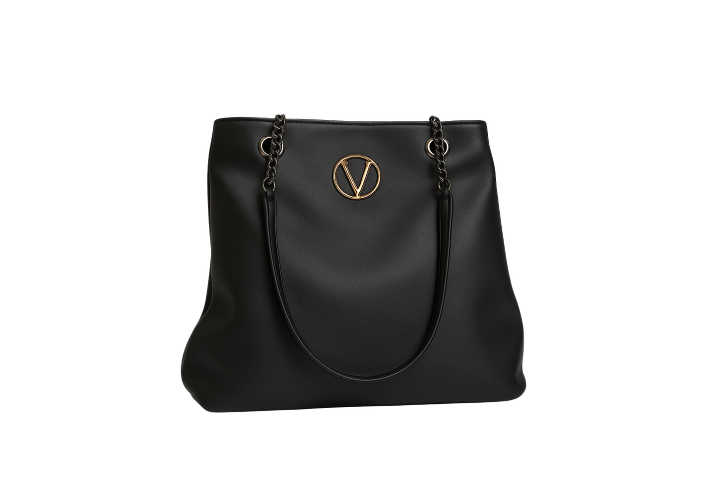 Stylish Women’s Tote Handbag for Office, College, Travel (Party Black)