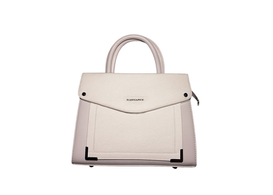 Stylish Women’s Tote Handbag for Office, College, Travel (Creme)