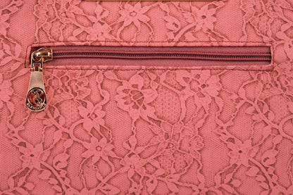 Soft Leather Satchel Bag for Women (Pink)