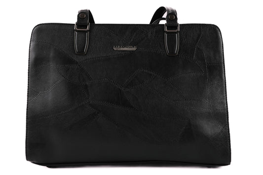 Stylish Women’s Tote Handbag for Office, College, Travel (Black)