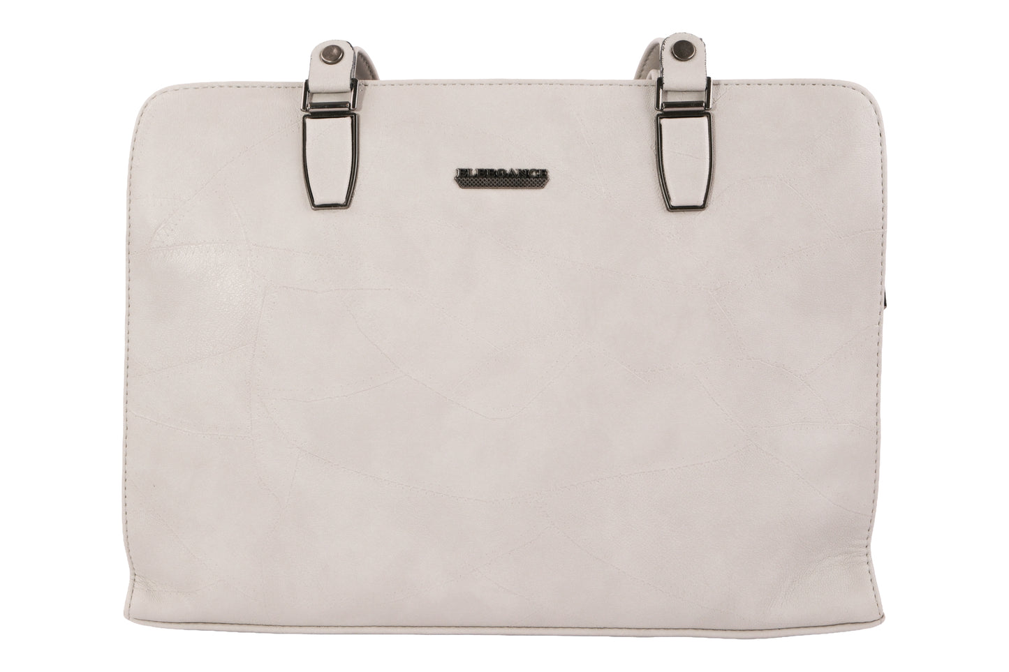 Stylish Women’s Tote Handbag for Office, College, Travel (Light Grey)