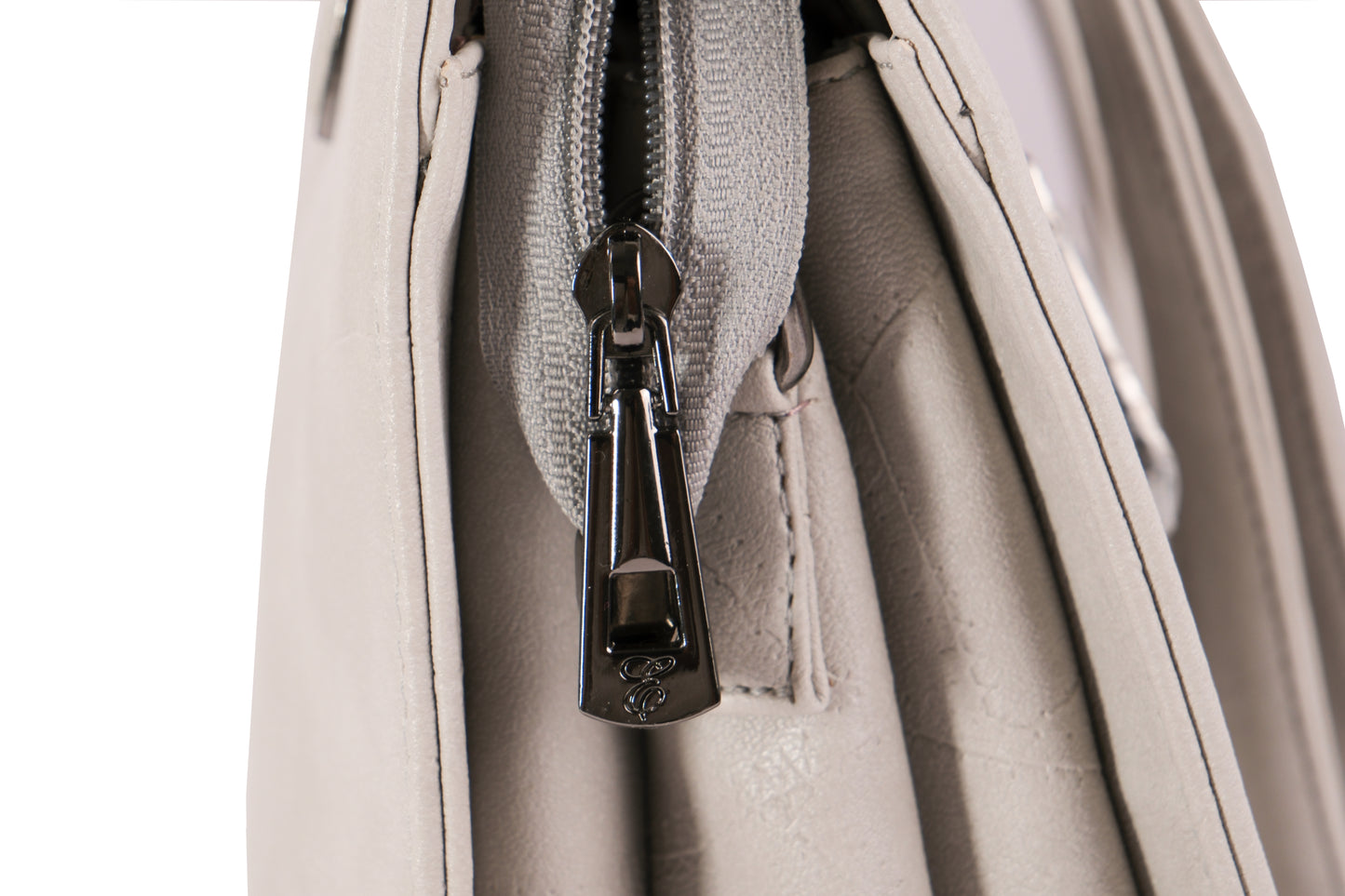 Stylish Women’s Tote Handbag for Office, College, Travel (Light Grey)