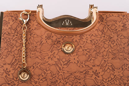 Soft Leather Satchel Bag for Women (Brown)