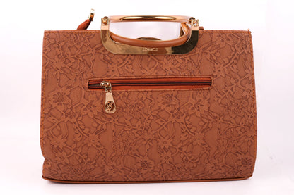 Soft Leather Satchel Bag for Women (Brown)