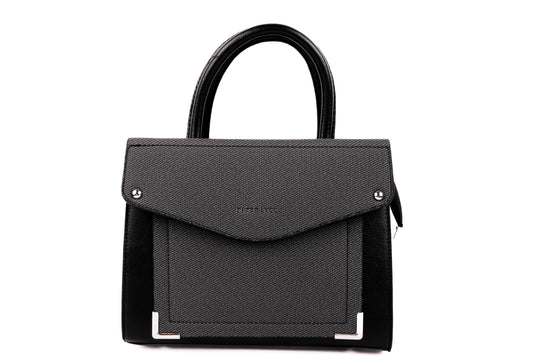 Stylish Women’s Tote Handbag for Office, College, Travel (Black)