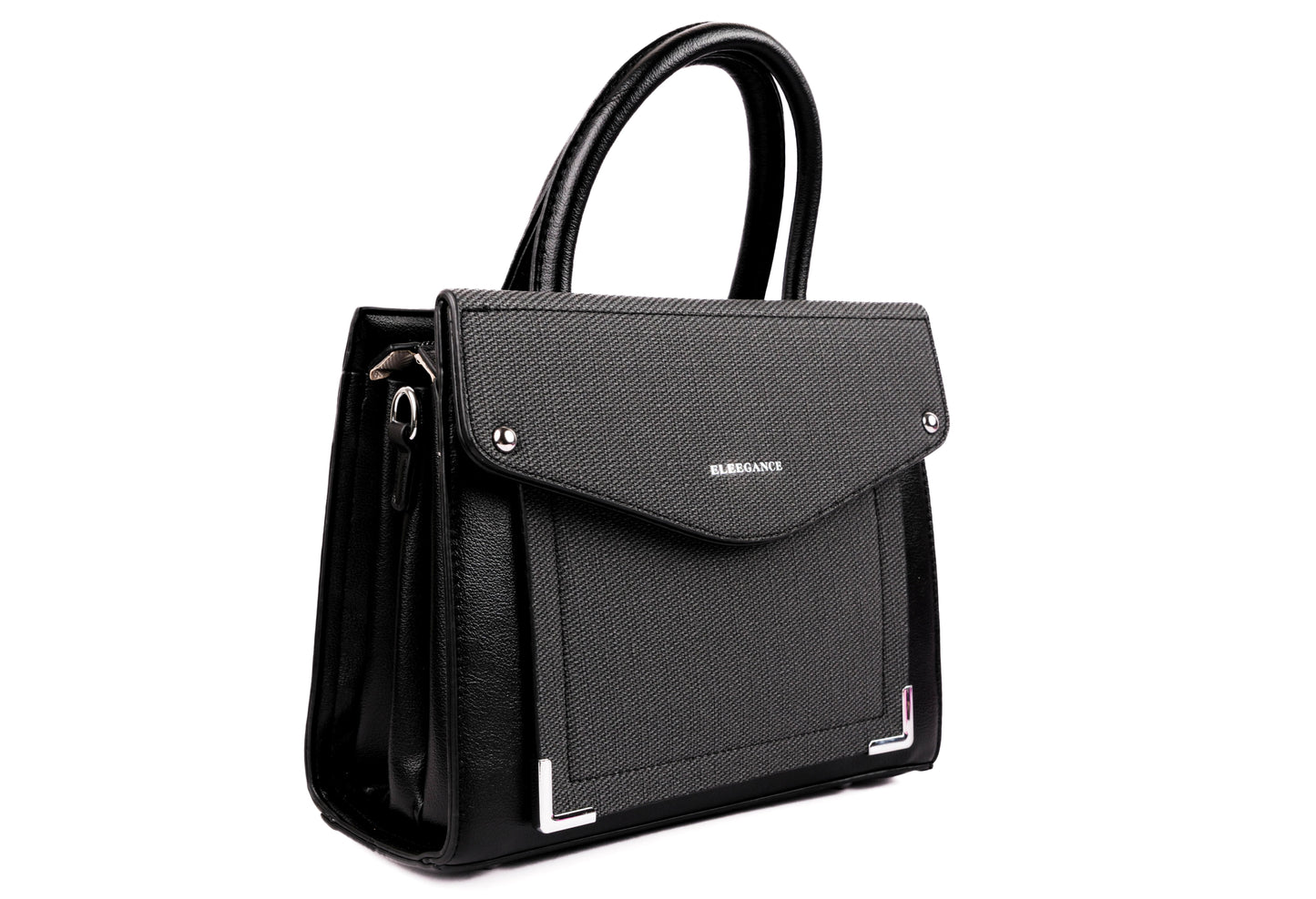 Stylish Women’s Tote Handbag for Office, College, Travel (Black)
