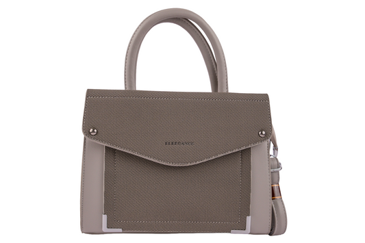 Stylish Women’s Tote Handbag for Office, College, Travel (Grey)