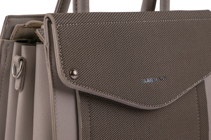 Stylish Women’s Tote Handbag for Office, College, Travel (Grey)