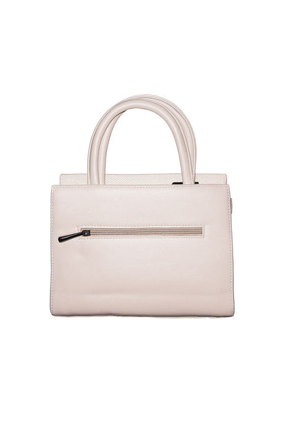 Stylish Women’s Tote Handbag for Office, College, Travel (Creme)